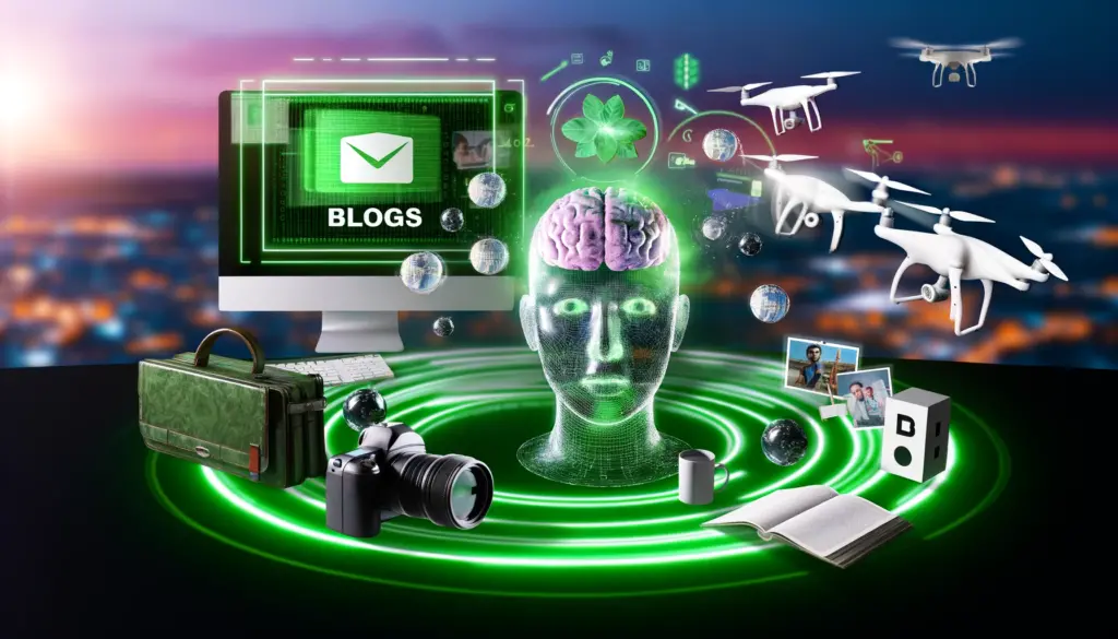 tendencias de blogs en 2024 con un enfoque en inteligencia artificial y video